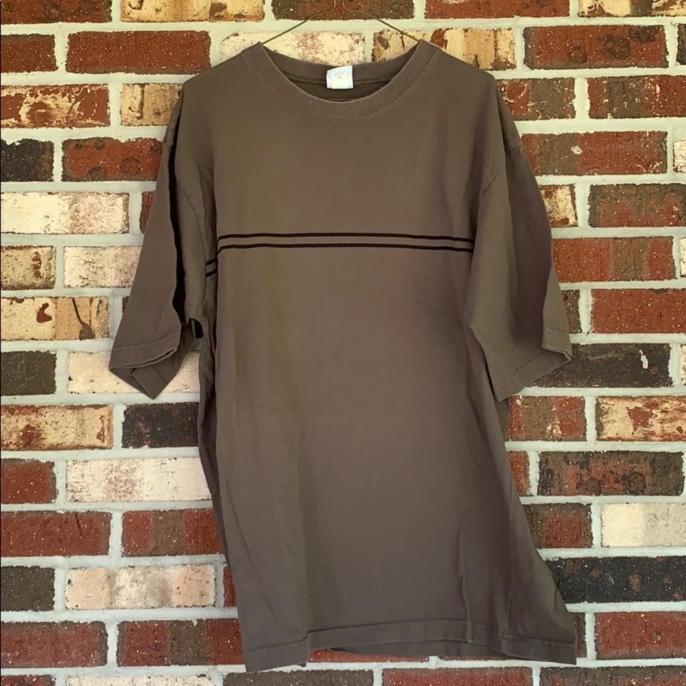 Vintage Utility Shirt With Stripe